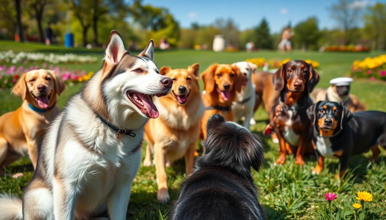 Can Huskies Get along With Other Dogs Of Different Breeds