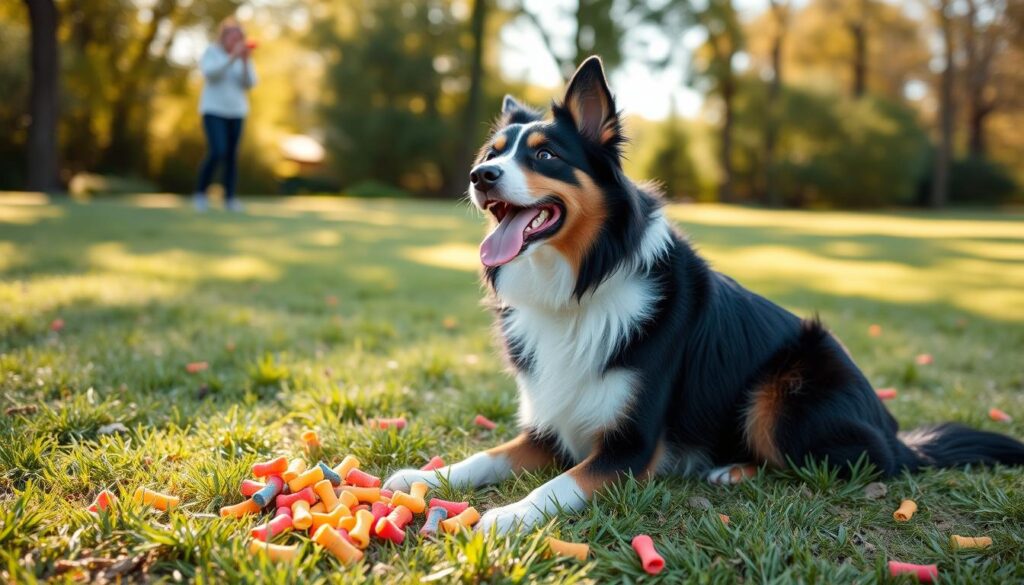 positive reinforcement training for border collies