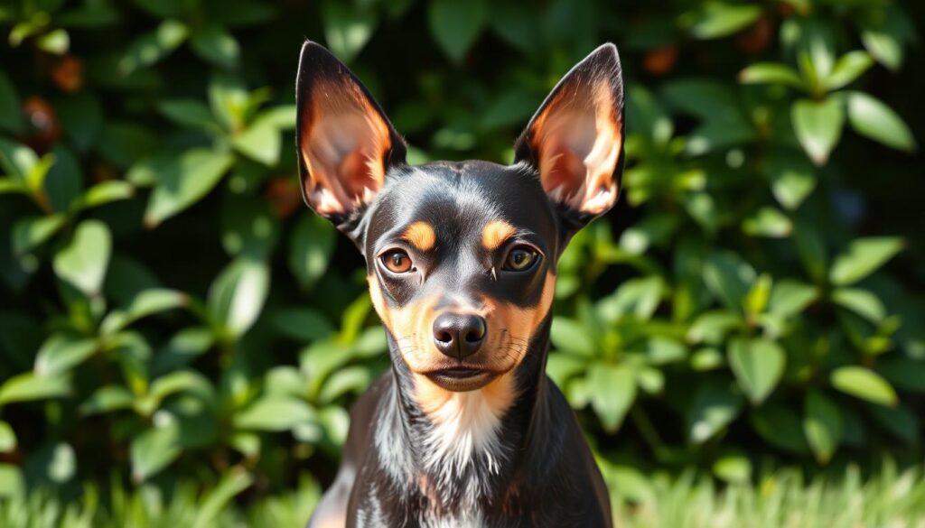 small black and brown dog